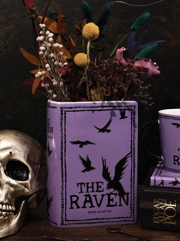 Steel Mill and Co. Multi The Raven Large Book Vase - Image 1 of 4 Steel Mill and Co. Multi The Raven Large Book Vase - Image 1 of 4
