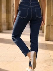 Roman Indigo Blue Slim Leg Stretch Jeans - Image 3 of 4