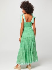 Aspiga Green Tabitha 100% Cotton Maxi Dress - Image 2 of 5
