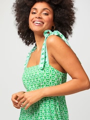 Aspiga Green Tabitha 100% Cotton Maxi Dress - Image 3 of 5