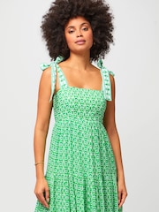 Aspiga Green Tabitha 100% Cotton Maxi Dress - Image 4 of 5