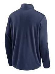 Nike Blue New York Yankees Team Agility Logo Pacer Half Zip Sweat Top - Image 3 of 3