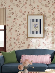 Joules Clematis Climber Wood Mounted Framed Print Wall Art - 4şəkildən 3 şəkil
