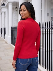 Roman Red Petite Cable Knit Jumper - Image 2 of 4
