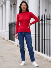 Roman Red Petite Cable Knit Jumper - Image 3 of 4