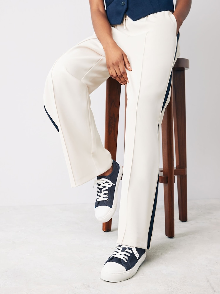 Navy Forever Comfort® Canvas Baseball Trainers - Image 2 of 2