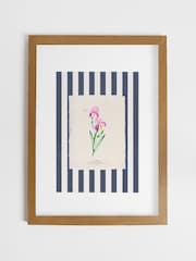 Joules Iris in Bloom Wood Mounted Framed Print Wall Art - Imagen 3 de 4
