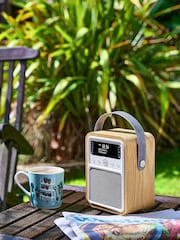 VQ Brown Oak Monty DAB Radio - Image 2 of 6
