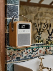 VQ Brown Oak Monty DAB Radio - Image 4 of 6