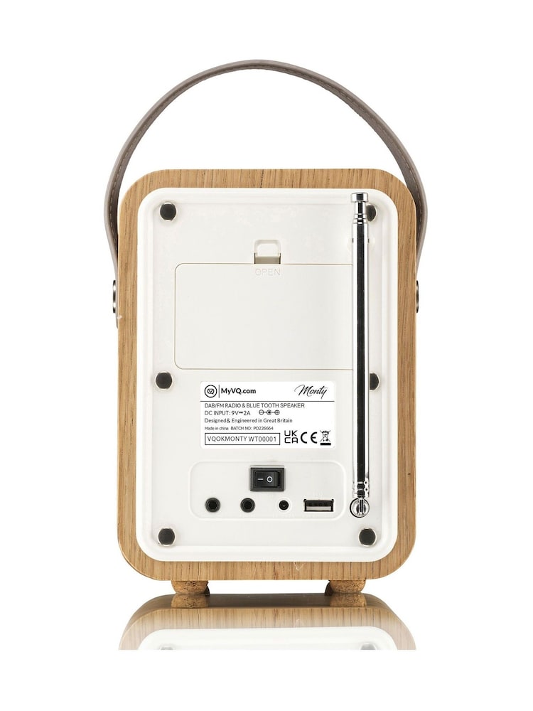 VQ Brown Oak Monty DAB Radio - Image 6 of 6