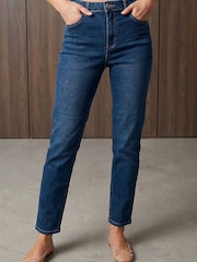 Roman Denim Blue Slim Leg Stretch Jeans - Image 2 of 4