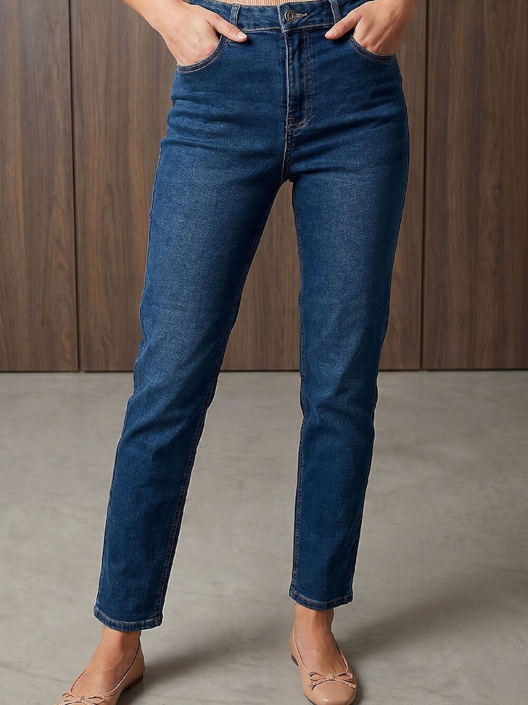 Roman Denim Blue Slim Leg Stretch Jeans - Image 2 of 4