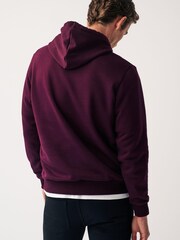 Purple Overhead Hoodie Jersey Cotton Rich Overhead Hoodie - Image 3 of 8