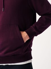 Purple Overhead Hoodie Jersey Cotton Rich Overhead Hoodie - Image 5 of 8