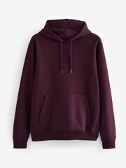 Purple Overhead Hoodie Jersey Cotton Rich Overhead Hoodie - Image 6 of 8
