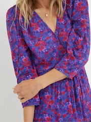 FatFace Purple Frankie Painterly Blouse - Image 4 of 5