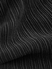 Black Rib DD+ Wired Crop Bikini Top - Image 9 of 9