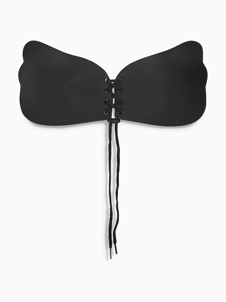 Lace-Up Stick-On Push-Up Bra - Image 3 of 4