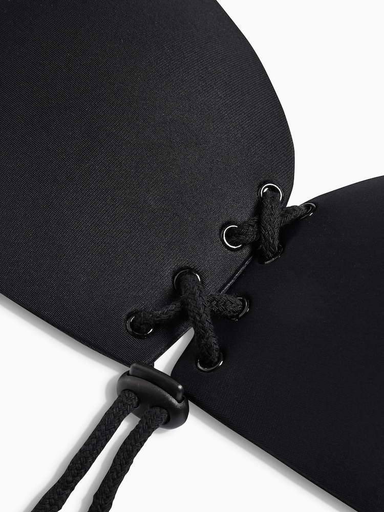 Lace-Up Stick-On Push-Up Bra - Image 4 of 4