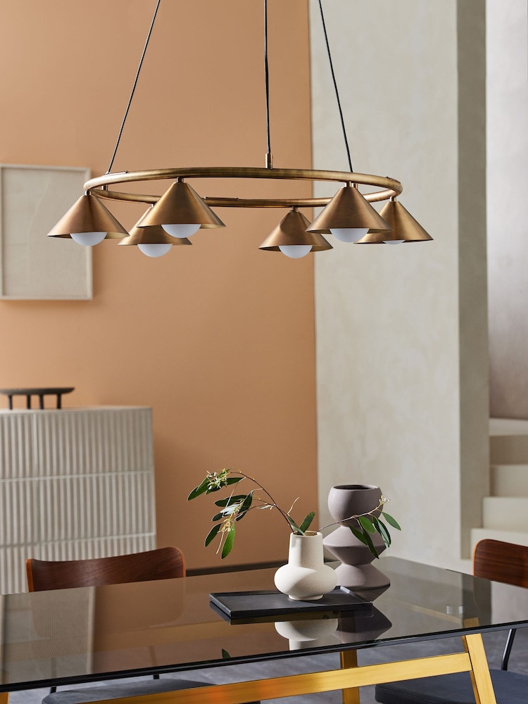 MADE.COM Brass Rhett Chandelier Light - Image 1 of 3