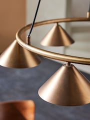 MADE.COM Brass Rhett Chandelier Light - Image 2 of 3