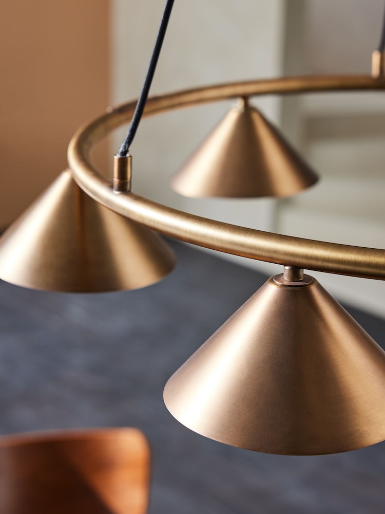 MADE.COM Brass Rhett Chandelier Light - Image 2 of 3