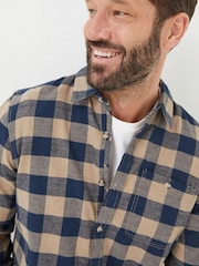 FatFace Blue Buffalo Check Shirt - Image 5 of 7