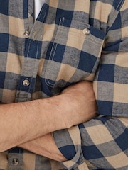 FatFace Blue Buffalo Check Shirt - Image 6 of 7