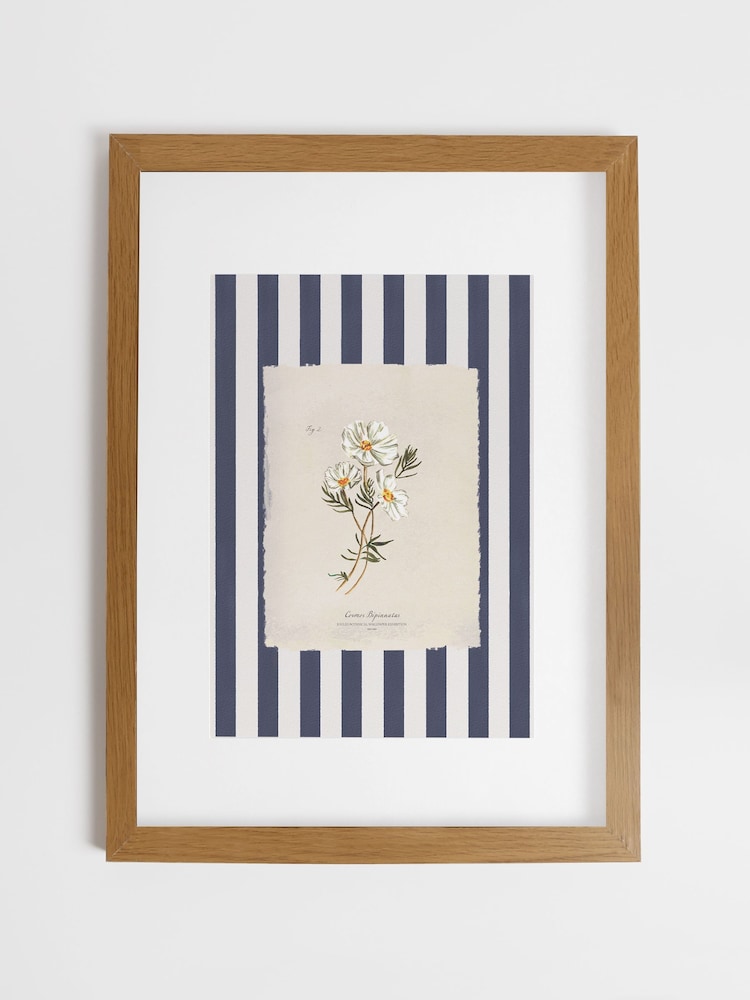 Joules Blue Dancing Cosmos Wood Mounted Framed Print Wall 53 x 73cm Art - Image 2 of 4 Joules Blue Dancing Cosmos Wood Mounted Framed Print Wall 53 x 73cm Art - Image 2 of 4