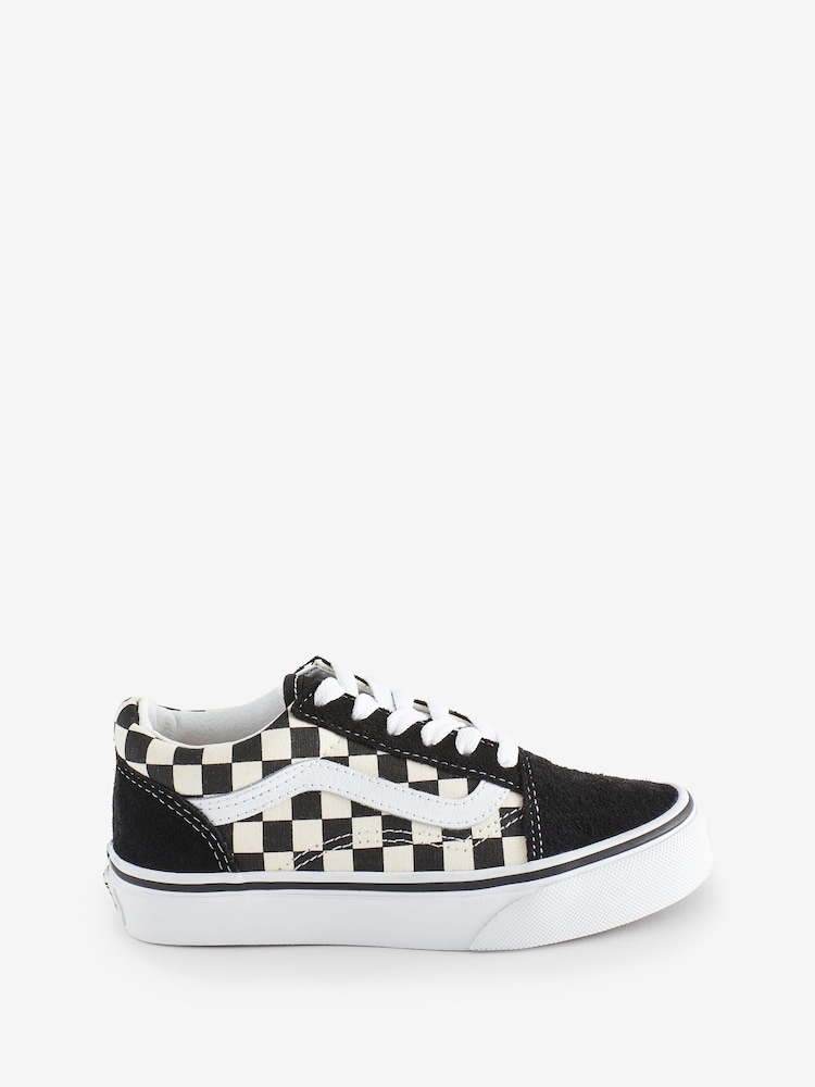 Vans Boys Old Skool Check Trainers - Image 1 of 5