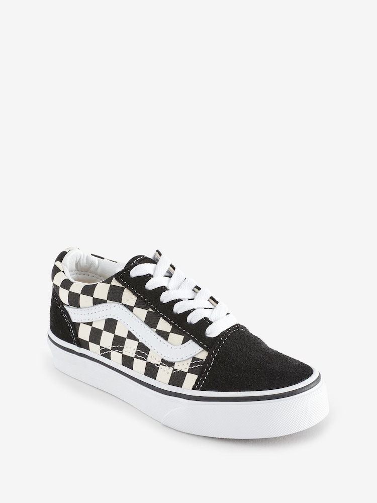 Vans Boys Old Skool Check Trainers - Image 2 of 5