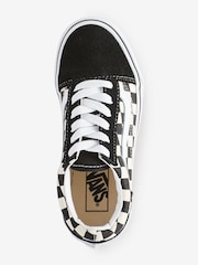 Vans Boys Old Skool Check Trainers - Image 3 of 5