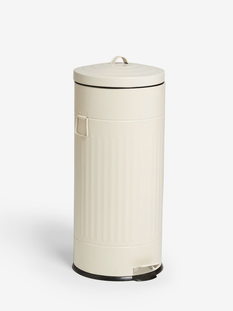 Cubo de basura vintage acanalado con cierre suave de 30 L - Imagen 4 de 4