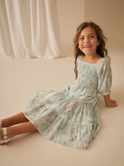 Laura Ashley Blue Blue Eglantine Midi Sun Dress - Image 5 of 14