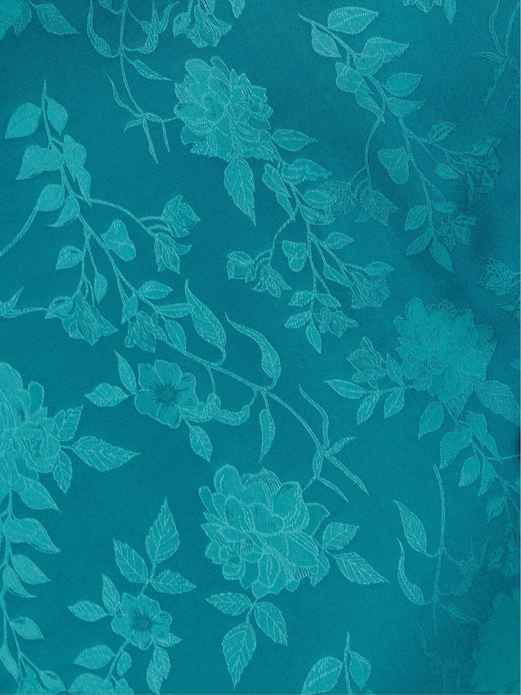 Robe longue à bretelles en satin et jacquard Original London Petal - Image 4 de 4 Robe longue à bretelles en satin et jacquard Original London Petal - Image 4 de 4