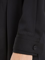 Calvin Klein Recycled Utility Black Shirt Dress - Image 3 of 6