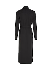Calvin Klein Recycled Utility Black Shirt Dress - Image 5 of 6