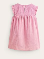 Boden Pink 100% Cotton Woven Heart Pocket Dress - Image 2 of 3