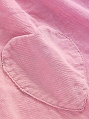 Boden Pink 100% Cotton Woven Heart Pocket Dress - Image 3 of 3