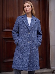 Roman Blue Teddy Smart Coat - Image 1 of 4