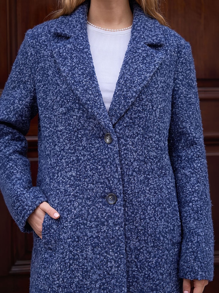 Roman Blue Teddy Smart Coat - Image 4 of 4