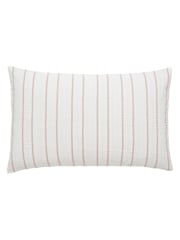 Helena Springfield Pink Waffle Stripe Cotton Rich Cover Set - Image 5 of 5