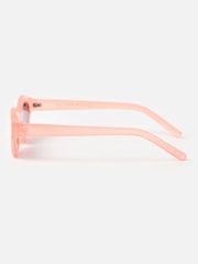 Oliver Bonas Orange Peach Mini Angled Sunglasses - Image 4 of 6
