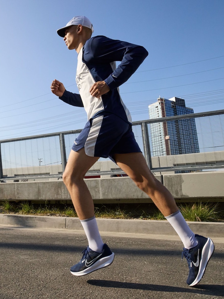 Nike Navy/White Downshifter 13 Road Running Trainers - Image 12 of 12