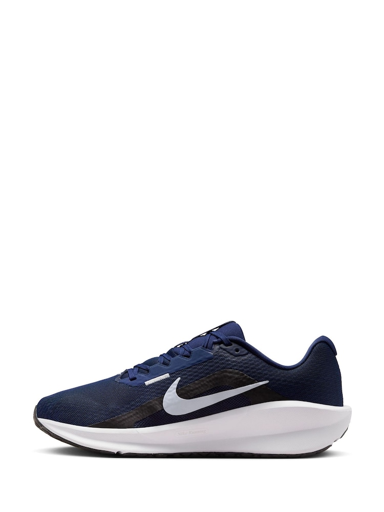 Buy Nike Navy/White Downshifter 13 Road Running Trainers from Next