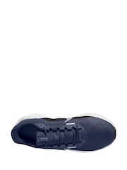 Nike Navy/White Downshifter 13 Road Running Trainers - Image 7 of 12