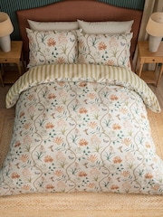 Sanderson Ochre Clementine Cotton Duvet Cover & Pillowcase Set - Image 3 of 6