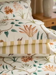 Sanderson Ochre Clementine Cotton Duvet Cover & Pillowcase Set - Image 4 of 6