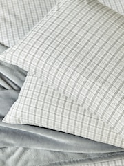 Helena Springfield Grey Tranquil Check Cotton Rich Cover Set - Image 6 of 6