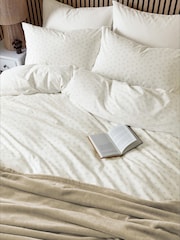 Helena Springfield Linen Leaf Sprig Cotton Rich Cover Set - Image 4 of 6
